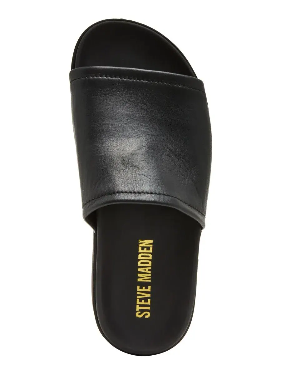 Сандалии-слайды на платформе Arwen Platform Slide Steve Madden — изображение 5 из 7, черный
