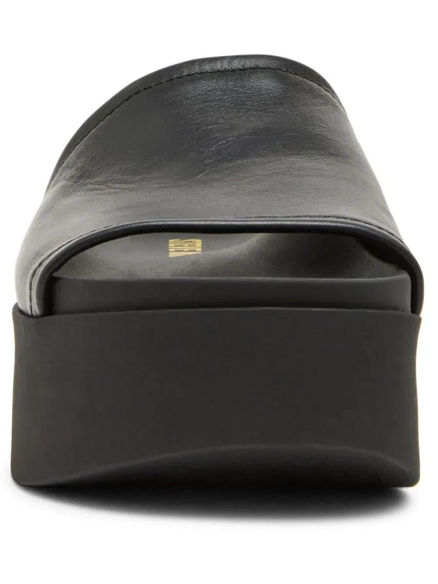Сандалии-слайды на платформе Arwen Platform Slide Steve Madden — изображение 7 из 7, черный