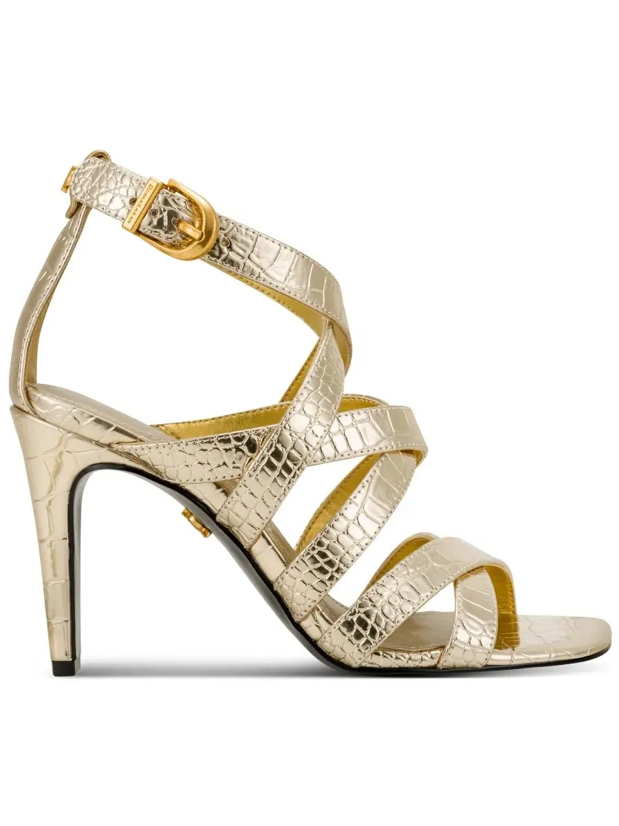 Босоножки на каблуке Briarrose Strappy Donna Karan New York — изображение 2 из 5, шампань