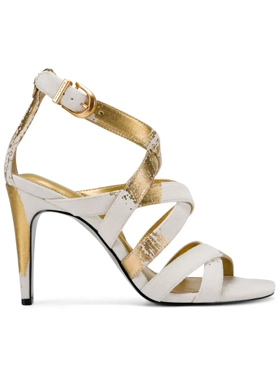 Босоножки на каблуке с перекрестными ремешками Briarrose Donna Karan New York — изображение 2 из 5