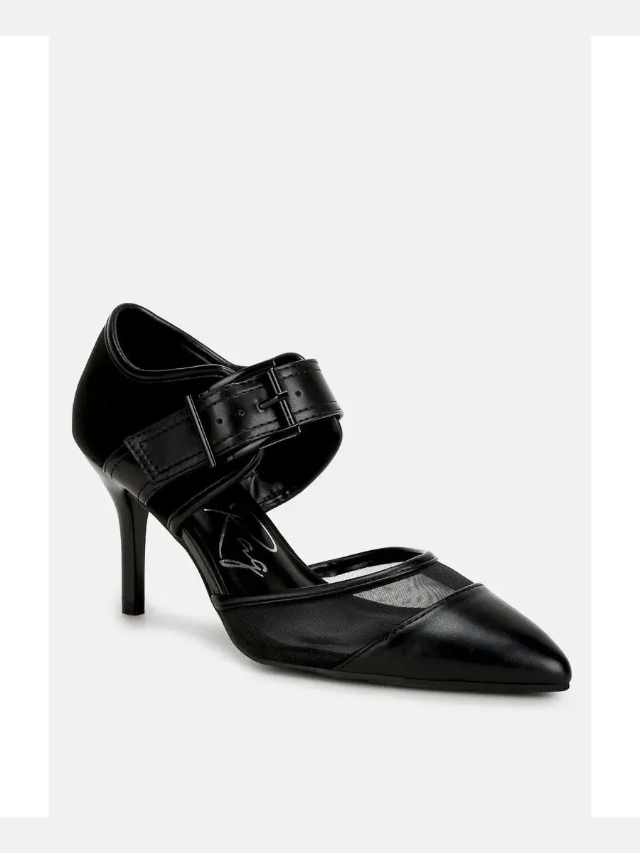 Туфли-лодочки с пряжкой Aneri Buckle Detail London Rag — изображение 1 из 3, черный