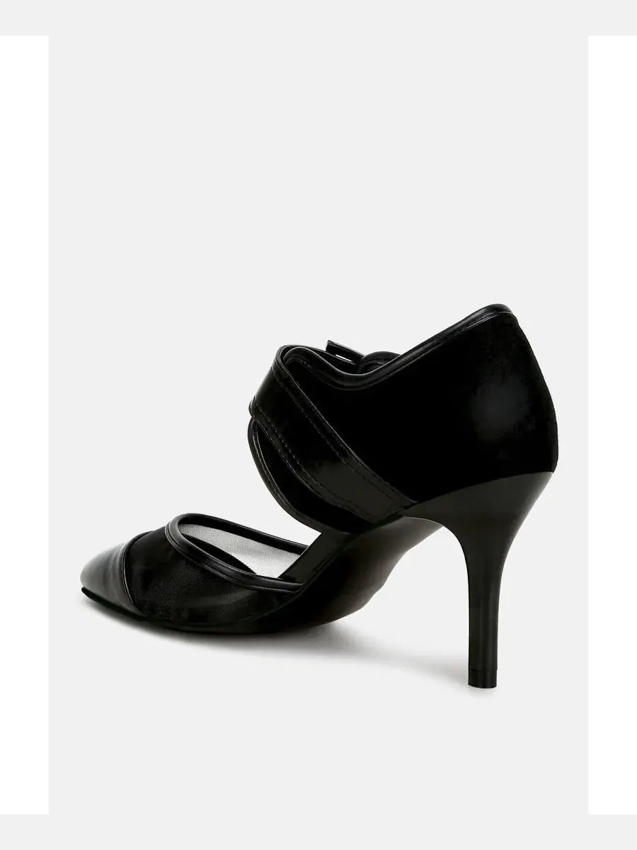 Туфли-лодочки с пряжкой Aneri Buckle Detail London Rag — изображение 3 из 3, черный