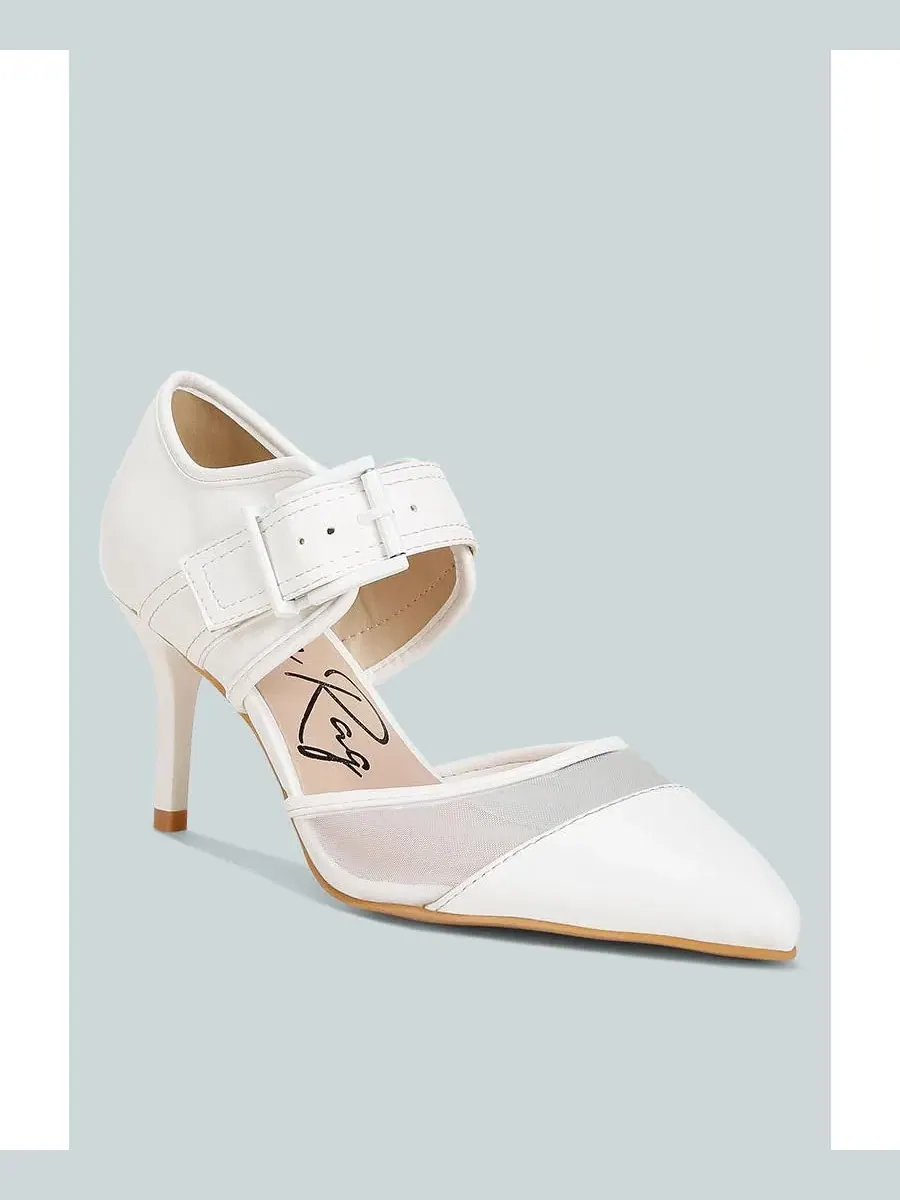 Туфли-лодочки с пряжкой Aneri Buckle Detail Pump Sandals London Rag