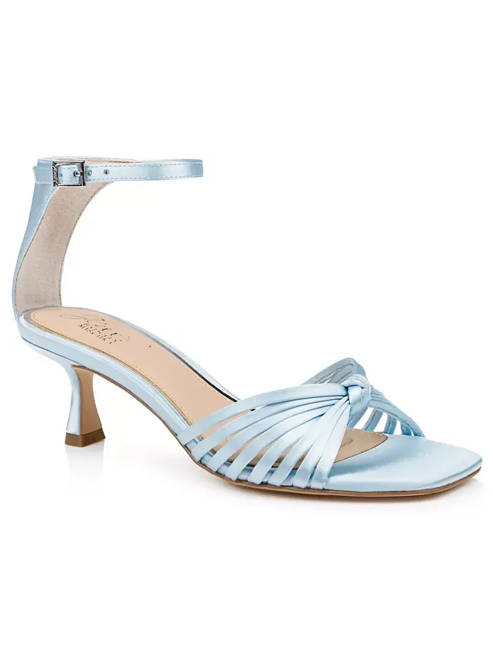 Женские сандалии Silvia с квадратным носком Jewel Badgley Mischka — изображение 1 из 9, синий