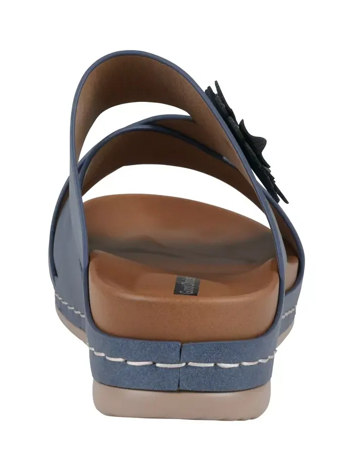 Женские босоножки Nessie Flower на платформе GC Shoes — изображение 3 из 5, синий