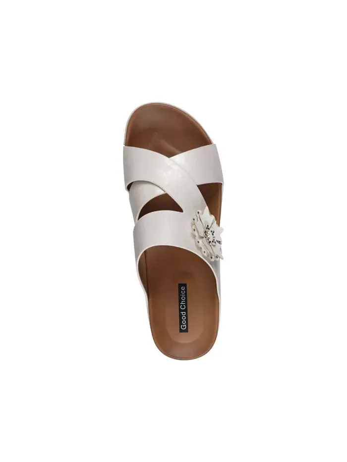 Женские босоножки Nessie Flower на платформе GC Shoes — изображение 4 из 5, белый