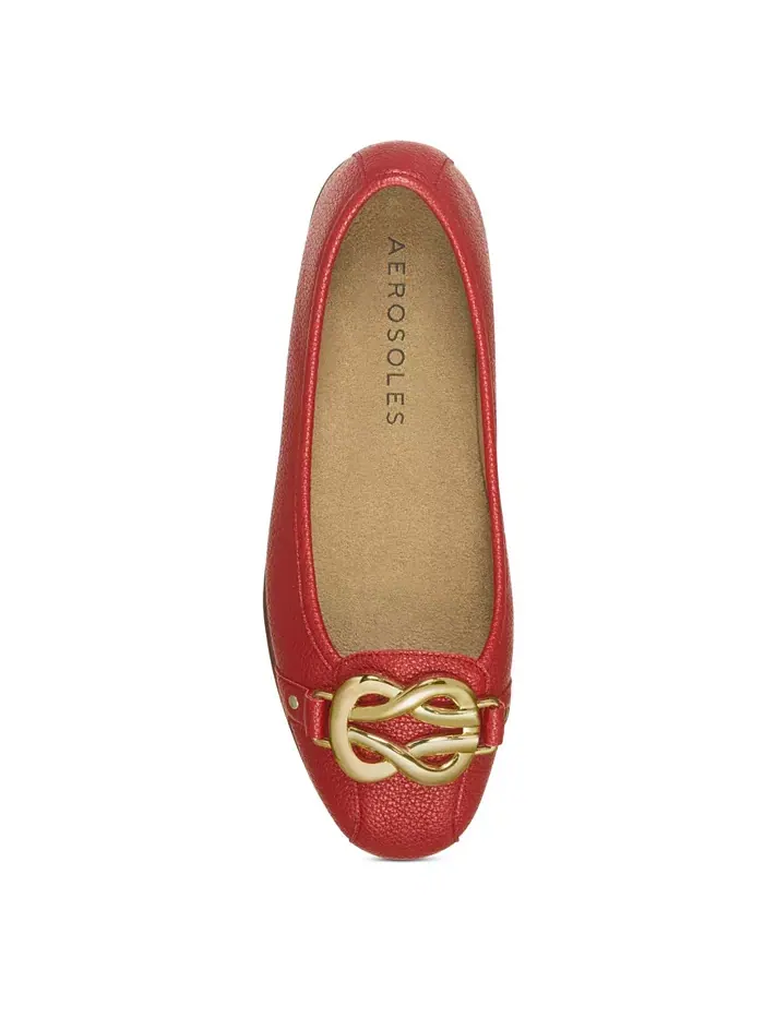 Женские балетки Big Bet Aerosoles — изображение 4 из 5, красный