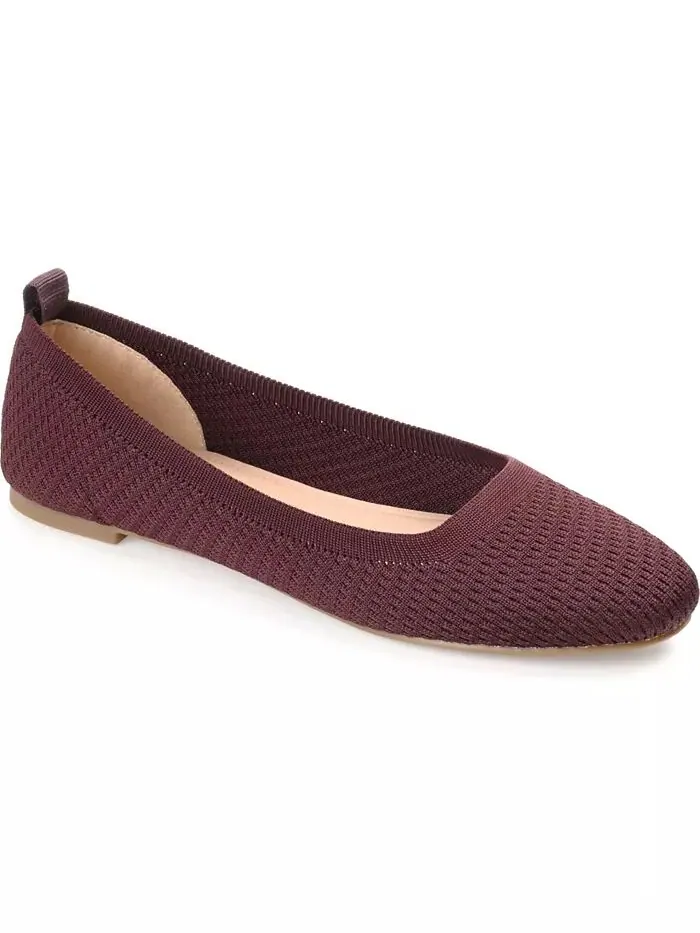 Женские балетки Maryann Knit Round Toe Journee Collection — изображение 1 из 7, сирень