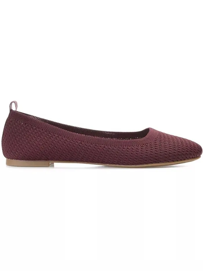 Женские балетки Maryann Knit Round Toe Journee Collection — изображение 2 из 7, сирень