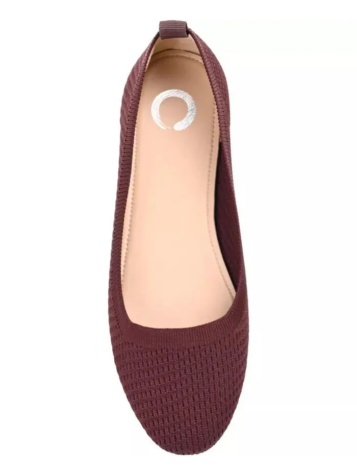 Женские балетки Maryann Knit Round Toe Journee Collection — изображение 4 из 7, сирень
