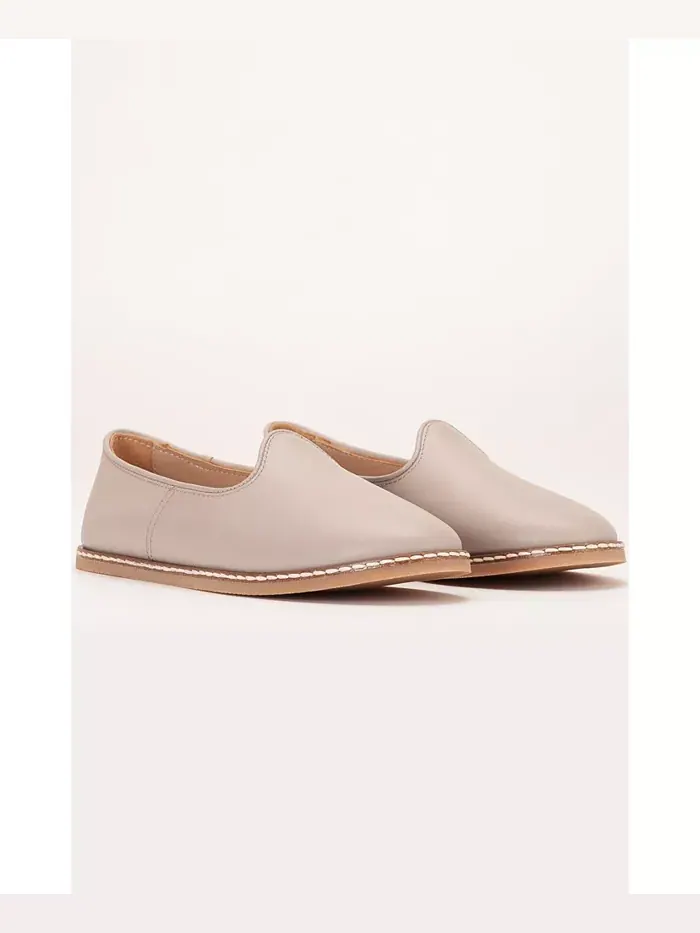 Туфли на плоской подошве (женские) Epilogue Shoes — изображение 4 из 6, бежевый/бежевый
