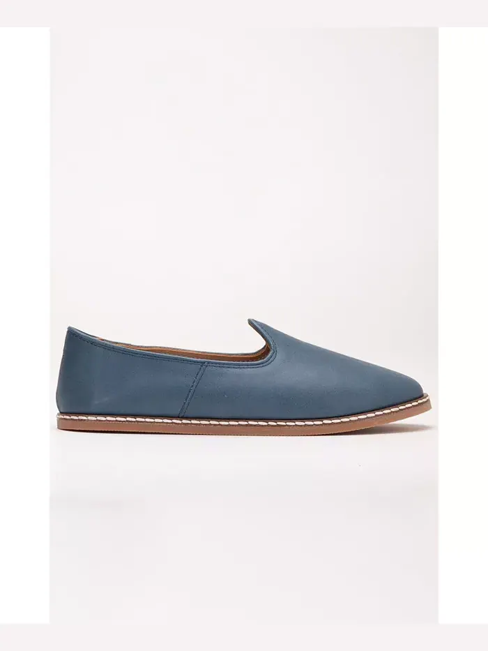 Туфли на плоской подошве (женские) Epilogue Shoes — изображение 2 из 6, синий