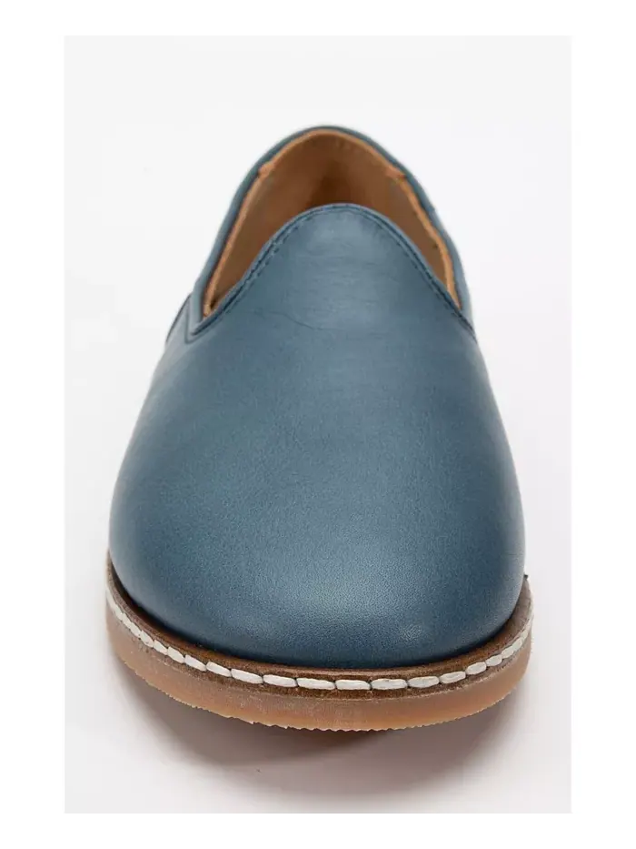 Туфли на плоской подошве (женские) Epilogue Shoes — изображение 3 из 6, синий