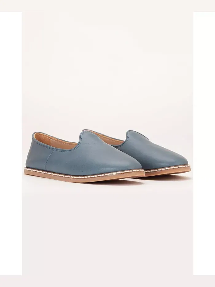Туфли на плоской подошве (женские) Epilogue Shoes — изображение 5 из 6, синий