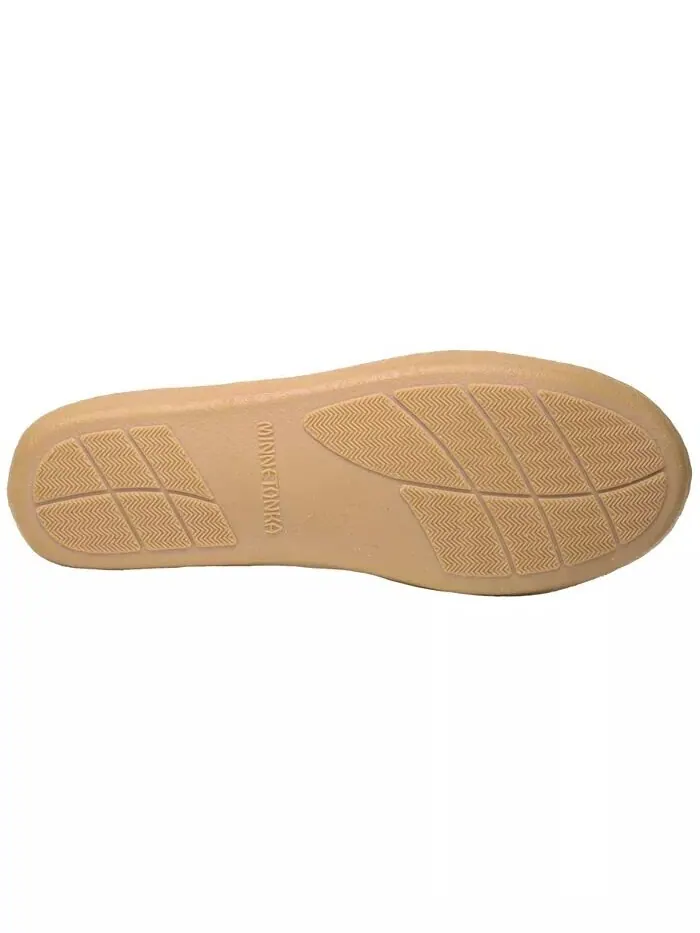 Женские тапочки-мюли из овчины Minnetonka — изображение 3 из 3, бежевый