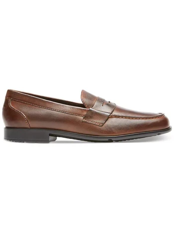 Мужские классические лоферы Penny Rockport — изображение 2 из 8, коричневый