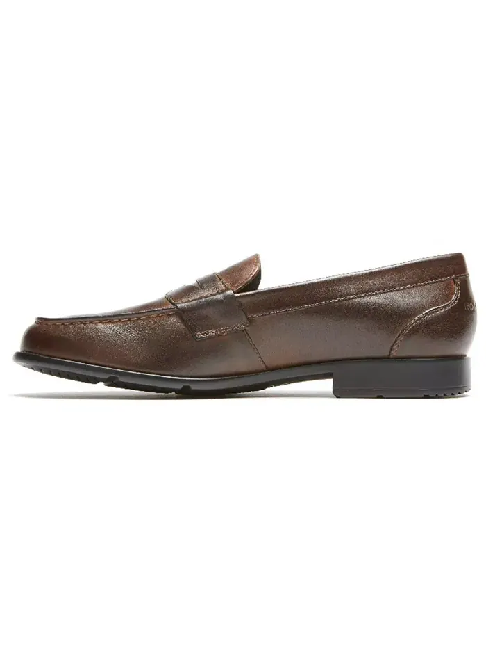 Мужские классические лоферы Penny Rockport — изображение 5 из 8, коричневый