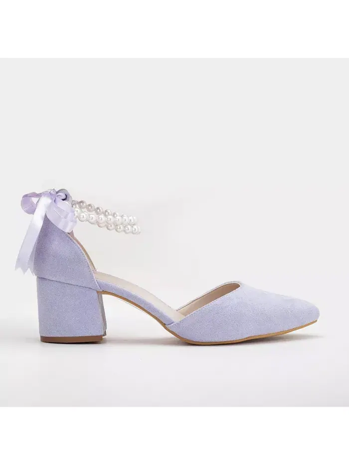 Туфли Miranda на низком каблуке с жемчугом Forever & Always Shoes