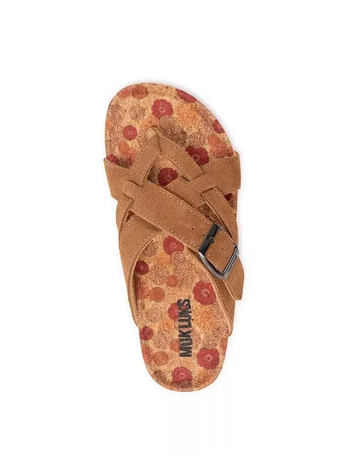 Женские сандалии Tanner Terra Turf MUK LUKS — изображение 4 из 6, коричневый