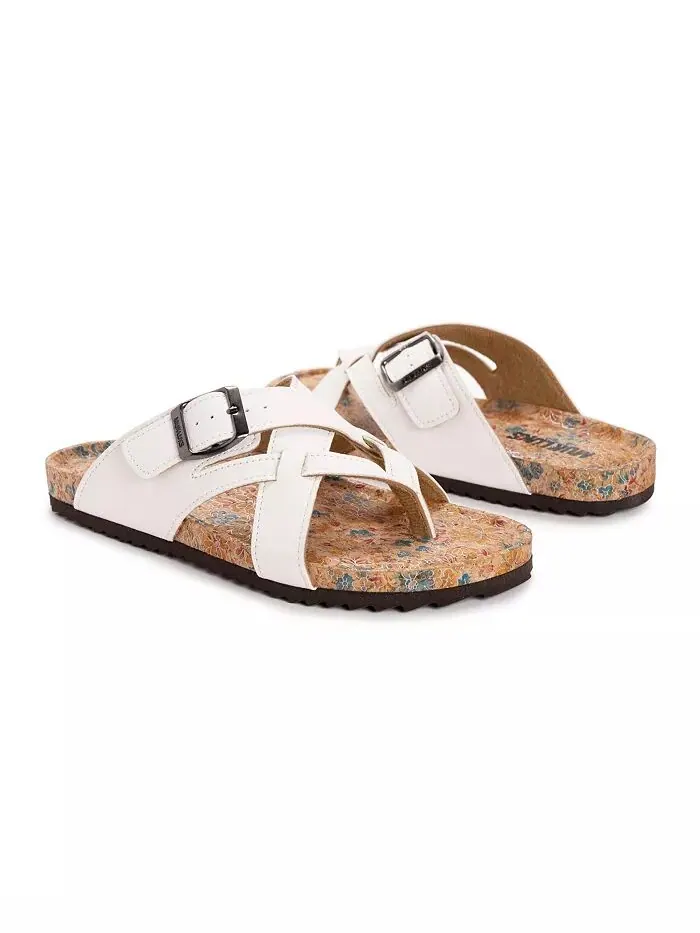 Женские сандалии Tanner Terra Turf MUK LUKS — изображение 6 из 6, белый