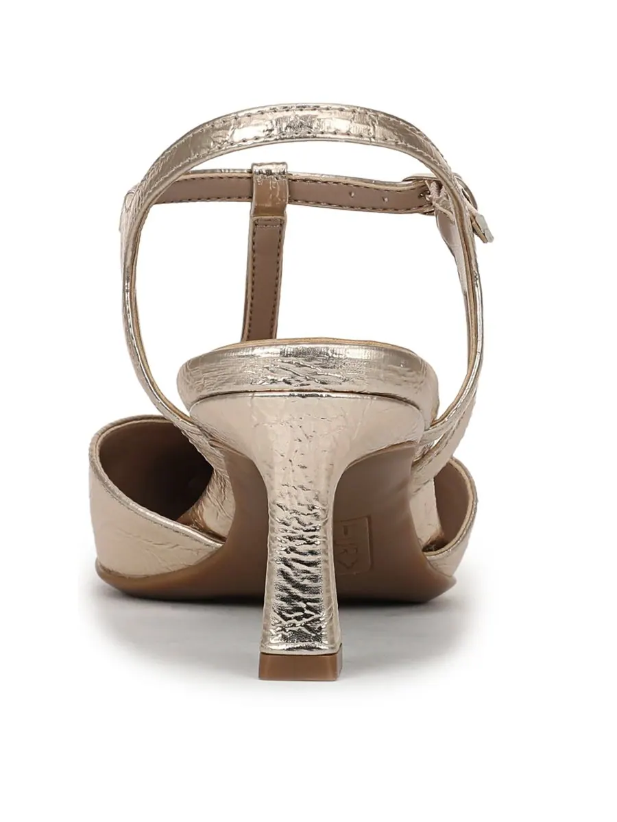 Женские туфли-лодочки Torin с ремешками на пятке Naturalizer, Champagne Faux Leather — изображение 3 из 5