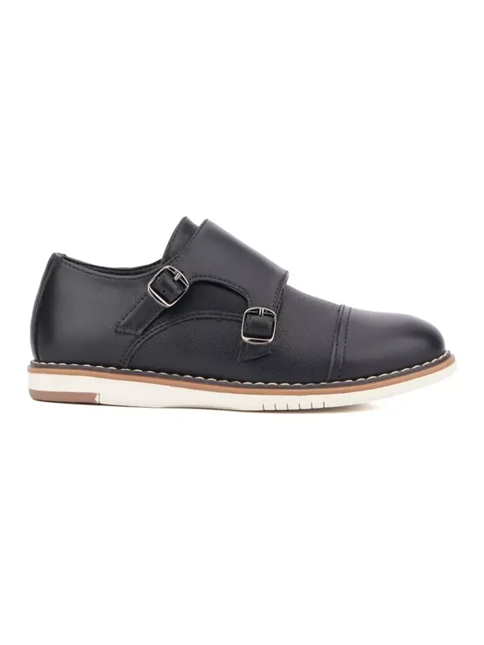 Маленькие мальчики Юношеские туфли Michael Dress Casual Monk Strap XRAY — изображение 3 из 7, черный