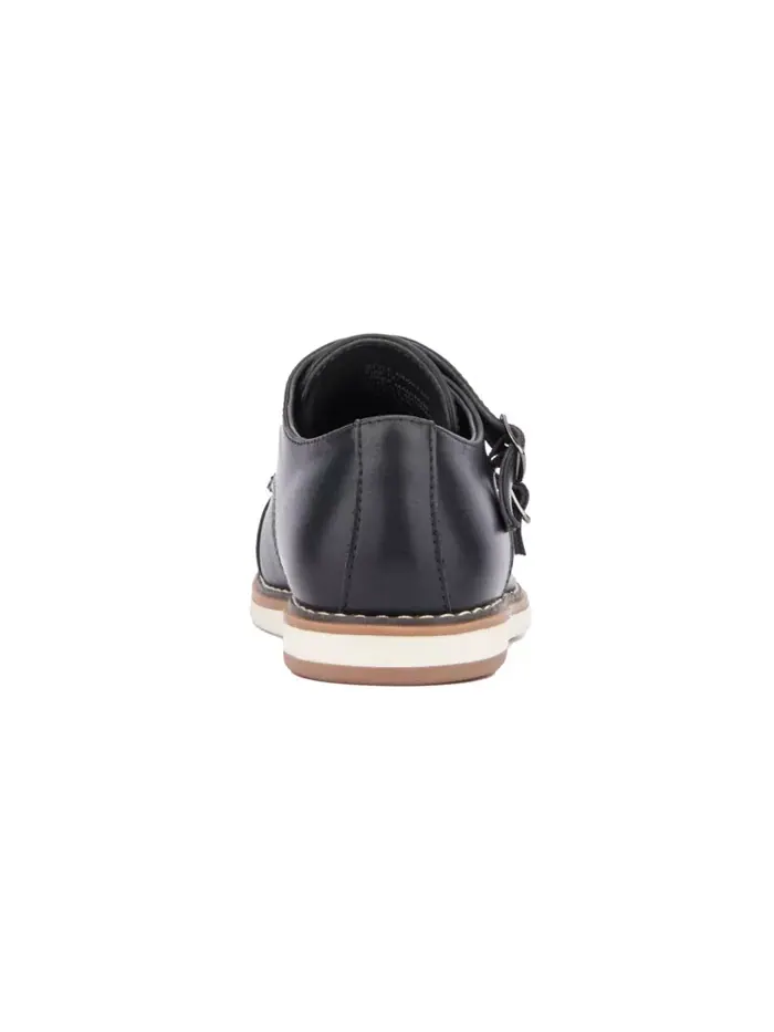 Маленькие мальчики Юношеские туфли Michael Dress Casual Monk Strap XRAY — изображение 5 из 7, черный