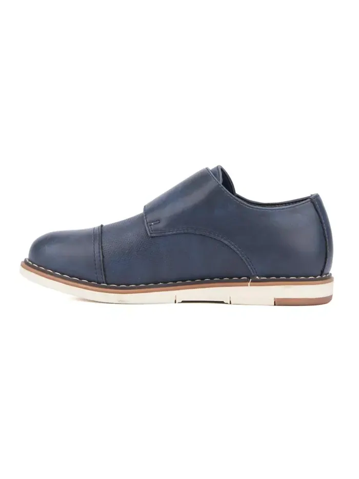 Маленькие мальчики Юношеские туфли Michael Dress Casual Monk Strap XRAY — изображение 3 из 7, темно-синий