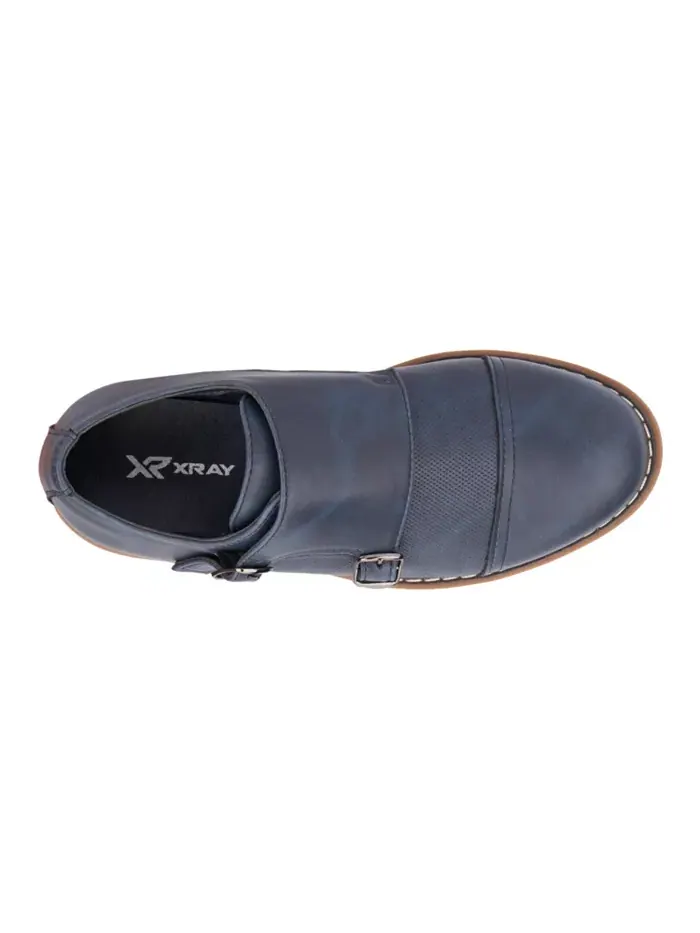 Маленькие мальчики Юношеские туфли Michael Dress Casual Monk Strap XRAY — изображение 5 из 7, темно-синий