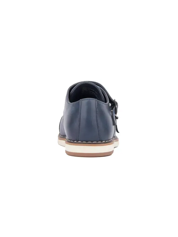 Маленькие мальчики Юношеские туфли Michael Dress Casual Monk Strap XRAY — изображение 7 из 7, темно-синий