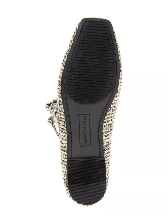 Женские балетки Jasmine Square Toe Kenneth Cole New York — изображение 5 из 9, черный/бежевый