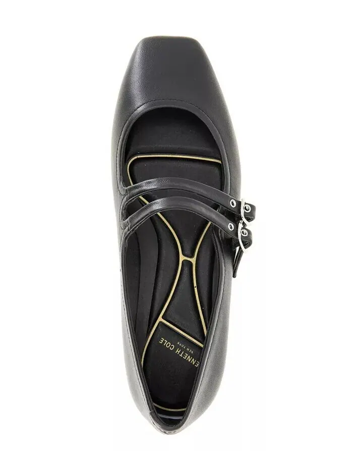 Женские балетки Jasmine Square Toe Kenneth Cole New York — изображение 8 из 9, черный/бежевый