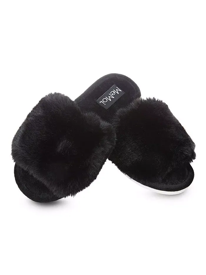 Женские тапочки Bette Plush MeMoi — изображение 1 из 2, черный