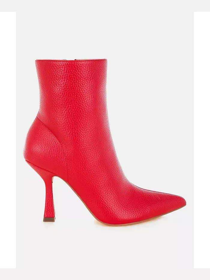Farnak Pleather Spool Heel ботинки женские London Rag — изображение 1 из 4, красный
