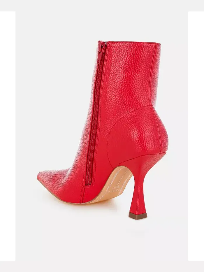 Farnak Pleather Spool Heel ботинки женские London Rag — изображение 2 из 4, красный