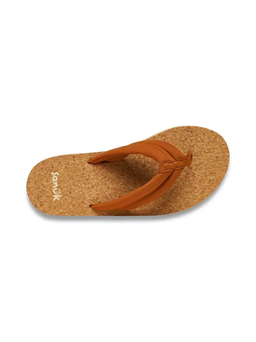 Женские сандалии для йоги Puff-n-Stuff Sanuk — изображение 8 из 9, коричневый