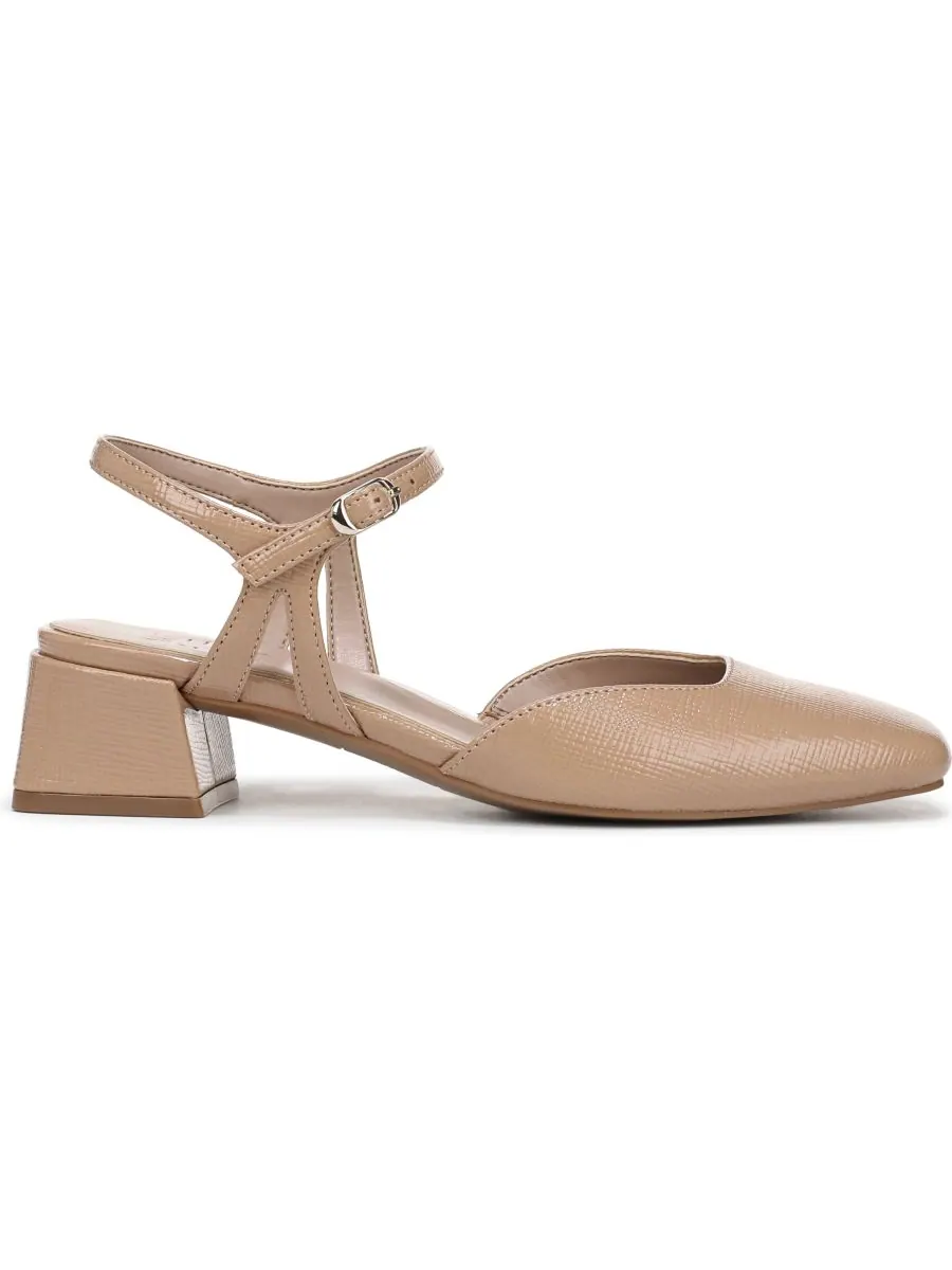 Женские туфли-лодочки Hattie с ремешками Naturalizer, Crème Brûlée Faux Leather — изображение 2 из 5