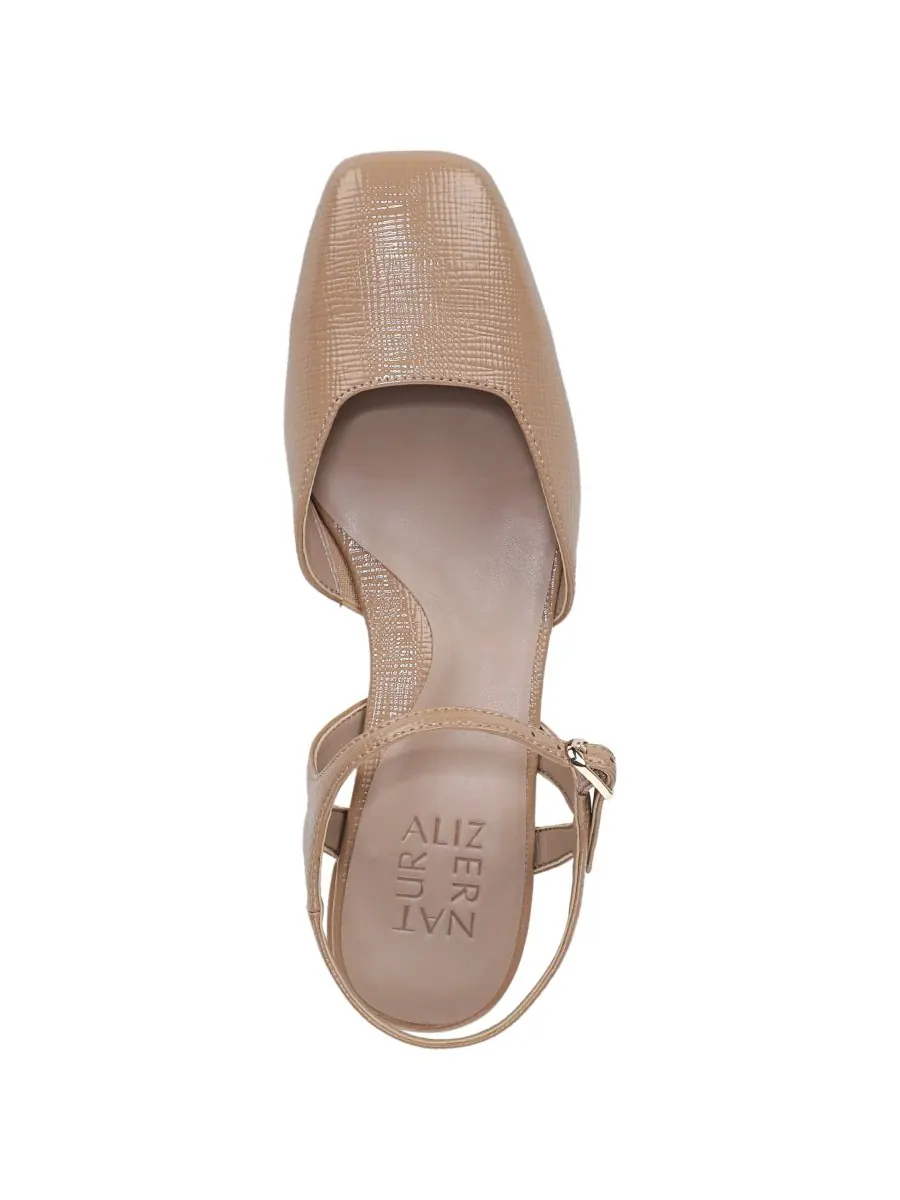 Женские туфли-лодочки Hattie с ремешками Naturalizer, Crème Brûlée Faux Leather — изображение 4 из 5
