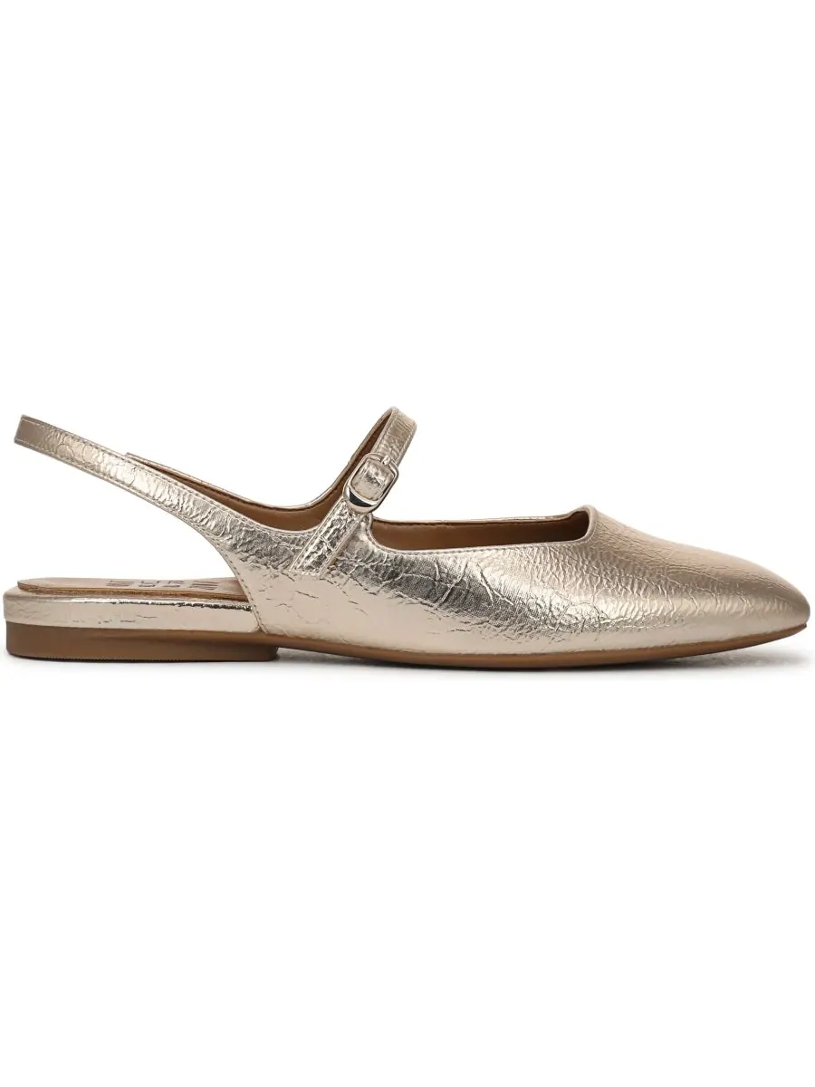 Женские балетки Anikka Mary Jane Naturalizer, Champagne Faux Leather — изображение 2 из 5