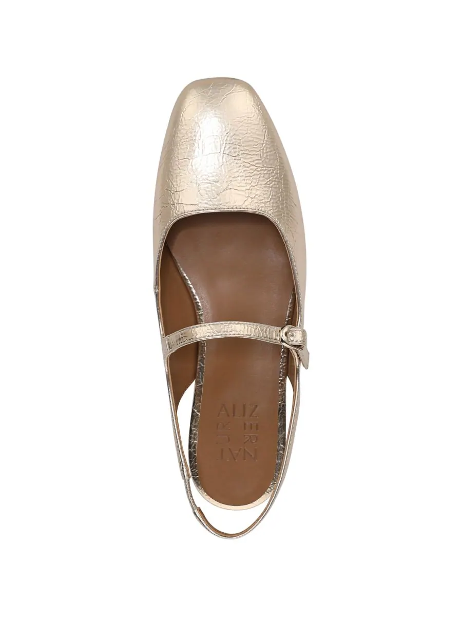 Женские балетки Anikka Mary Jane Naturalizer, Champagne Faux Leather — изображение 4 из 5