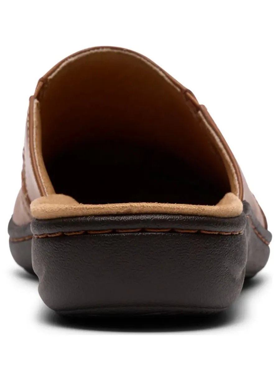 Мюли женские Clarks Laurieann Lux, без шнурков, кожаные — изображение 3 из 6, бежевый