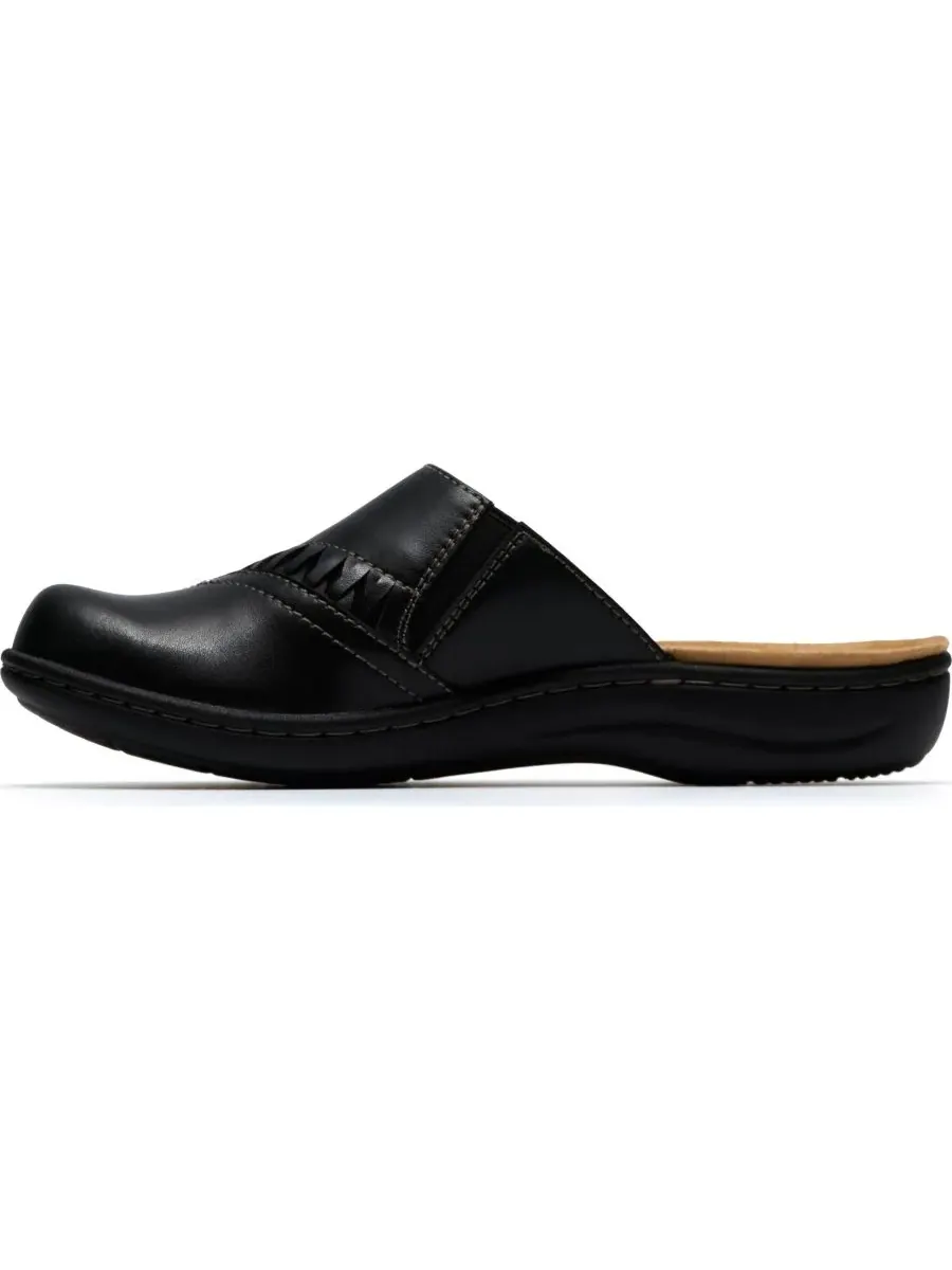 Мюли женские Clarks Laurieann Lux, без шнурков, кожаные — изображение 6 из 6, черный