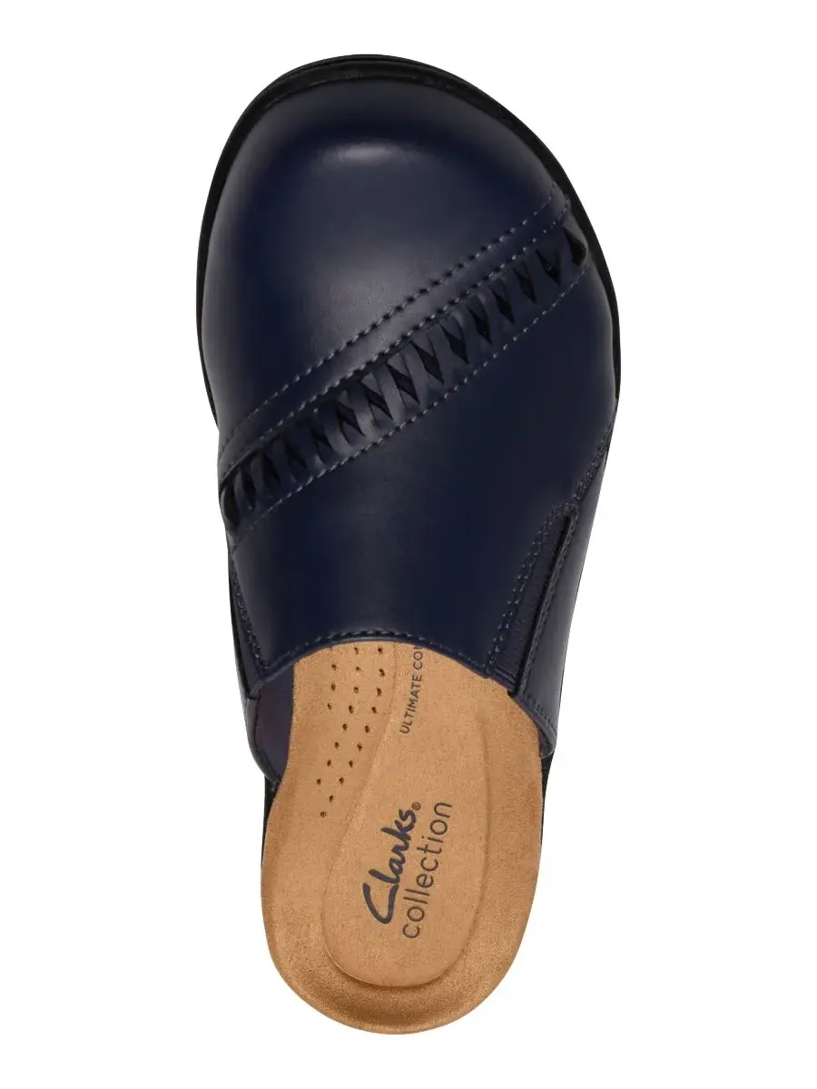 Мюли женские Clarks Laurieann Lux, без шнурков — изображение 4 из 6, темно-синий