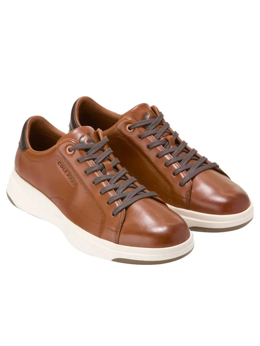 Мужские теннисные кроссовки GrandPro на шнуровке 2.0 Cole Haan — изображение 9 из 10, бежевый