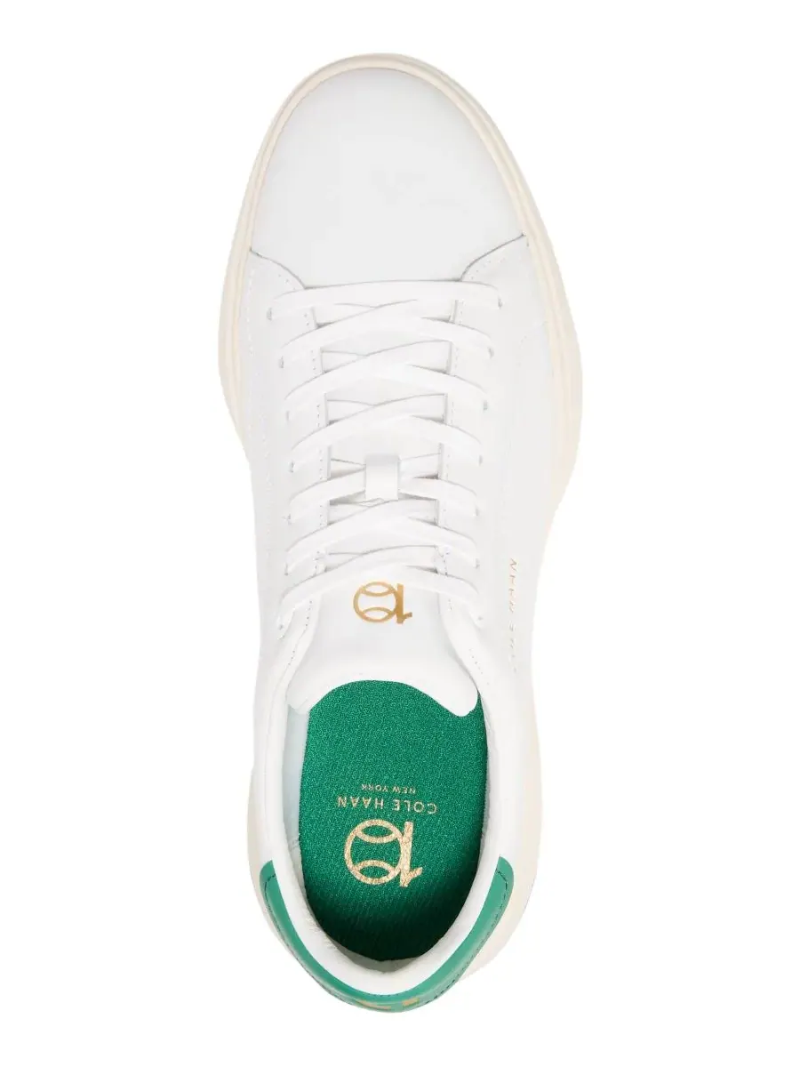 Мужские теннисные кроссовки GrandPro на шнуровке 2.0 Cole Haan — изображение 3 из 10, белый/зеленый