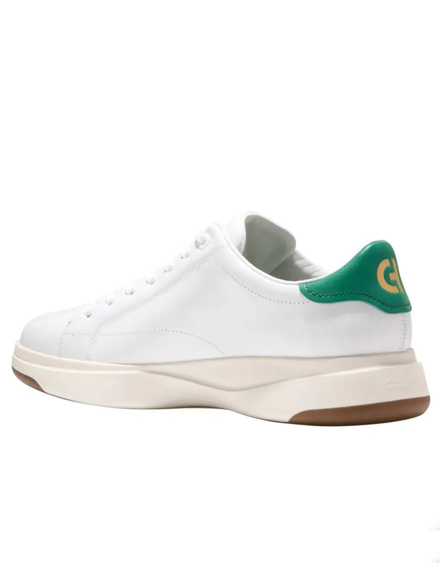 Мужские теннисные кроссовки GrandPro на шнуровке 2.0 Cole Haan — изображение 5 из 10, белый/зеленый