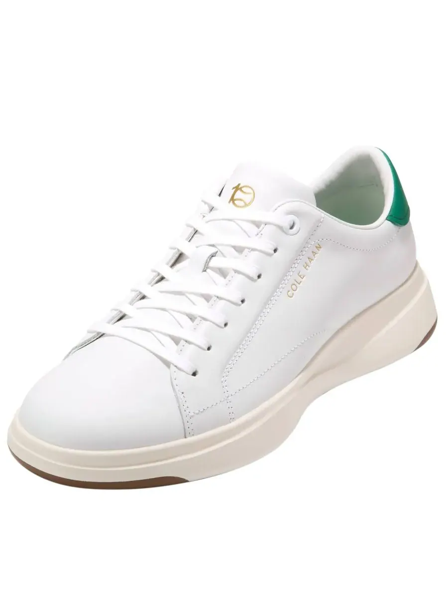Мужские теннисные кроссовки GrandPro на шнуровке 2.0 Cole Haan — изображение 8 из 10, белый/зеленый