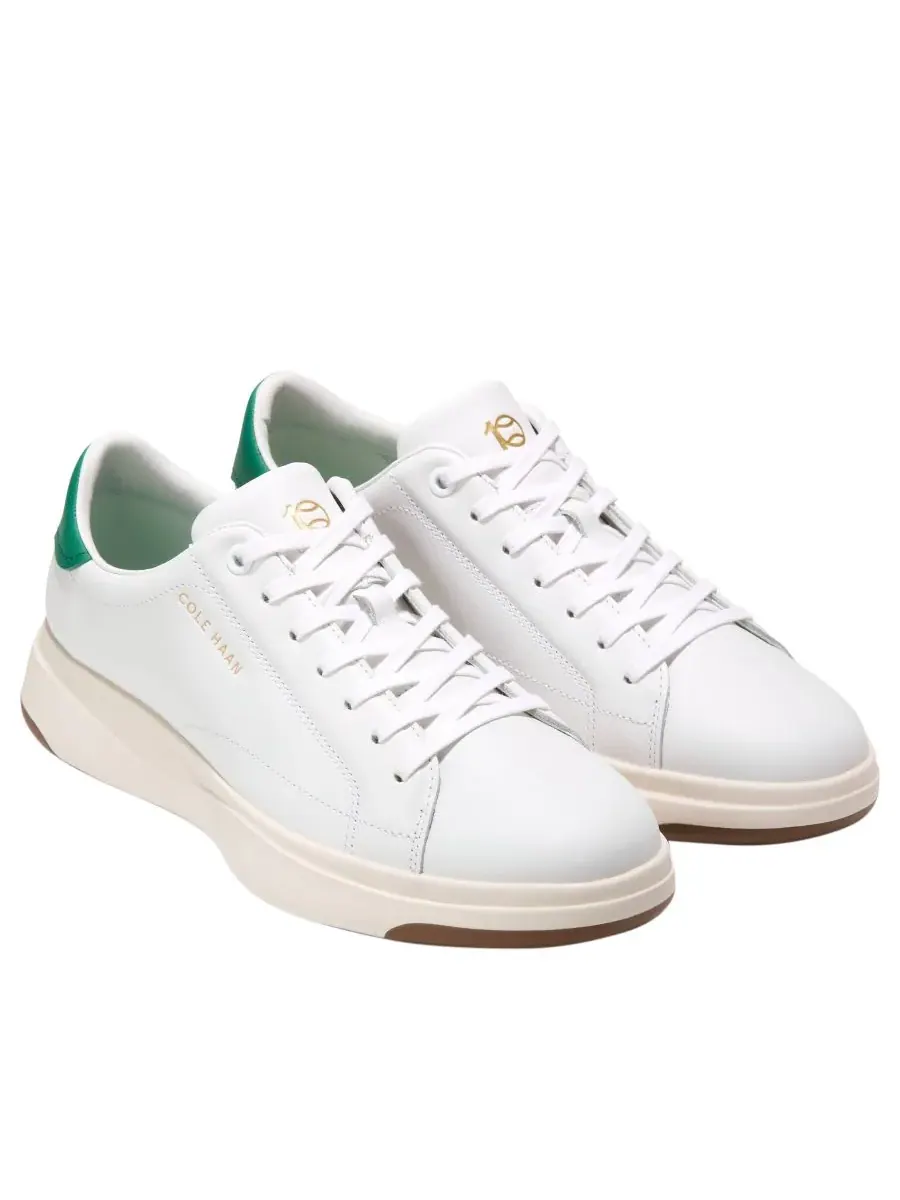 Мужские теннисные кроссовки GrandPro на шнуровке 2.0 Cole Haan — изображение 10 из 10, белый/зеленый