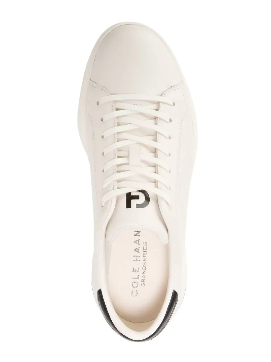 Мужские теннисные кроссовки GrandPro на шнуровке 2.0 Cole Haan, айвори — изображение 3 из 10, белый