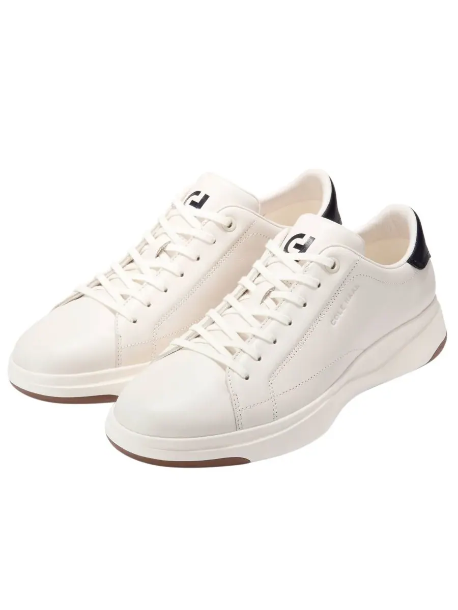 Мужские теннисные кроссовки GrandPro на шнуровке 2.0 Cole Haan, айвори — изображение 9 из 10, белый